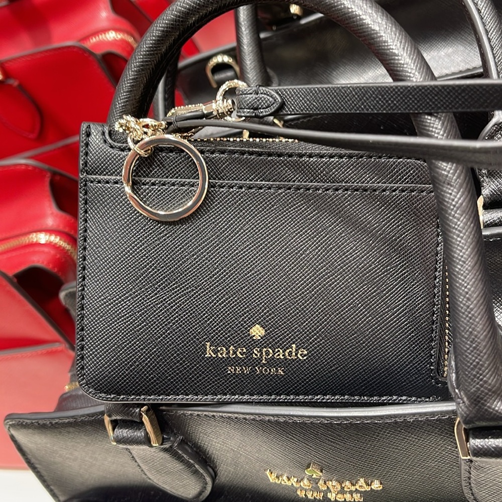 Kate Spade Schuyler Small Card Holder Wristlet
Black 
NWT - Picture 12 of 16